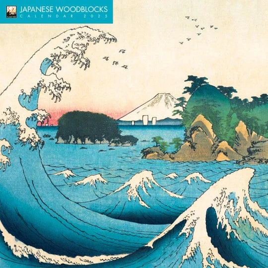 Japanese Woodblock Desk Calendar 2025