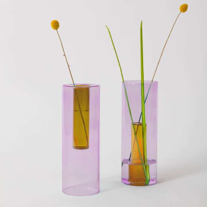 Reversible Vase Lilac / Peach