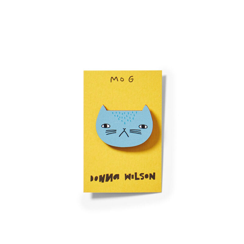 Blue Cat Pin Badge