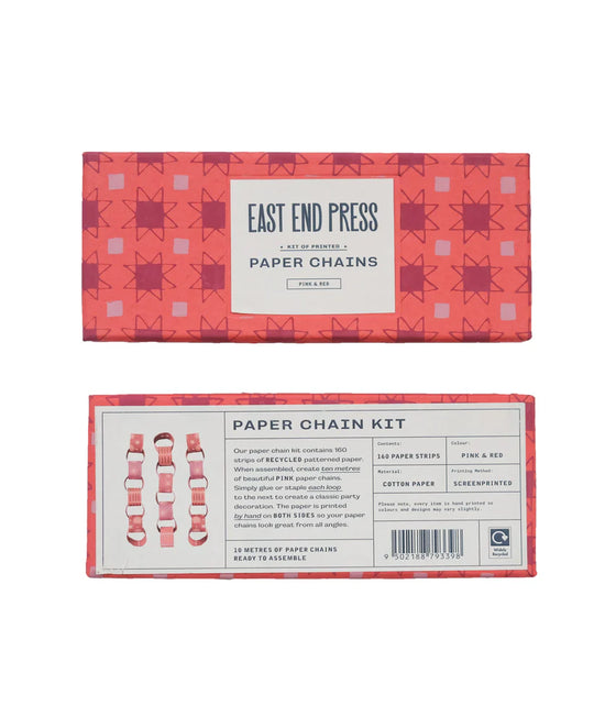 Pink Paper Chain Kit by East End Press