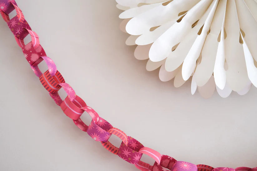 Pink Paper Chain Kit by East End Press