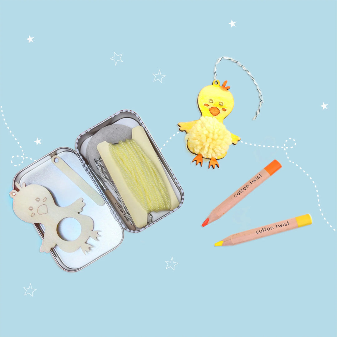Chick Pom Pom Kit by Cotton Twist