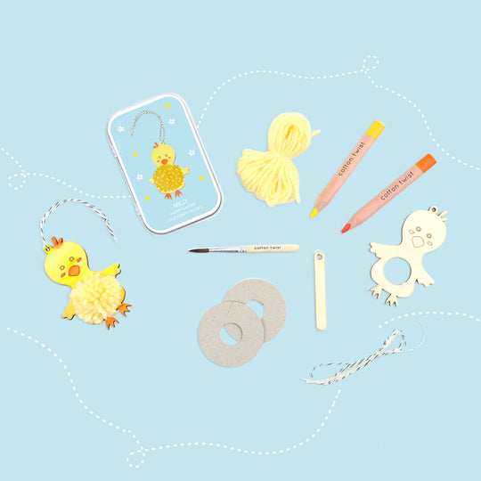 Chick Pom Pom Kit by Cotton Twist