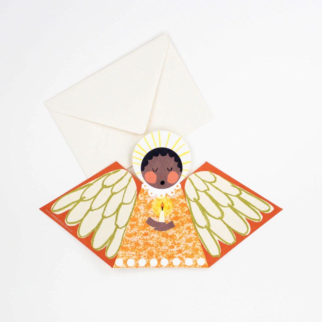 Orange Angel Card