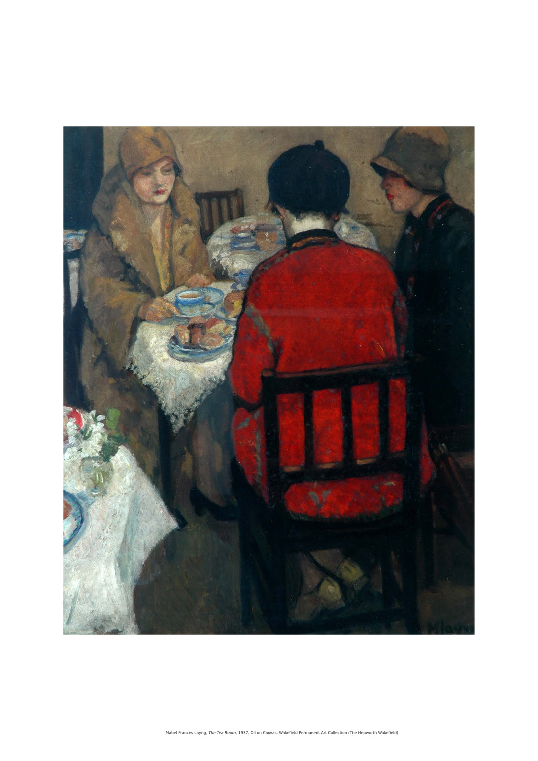 Mabel Frances Layng, The Tea Room, 1937 - A3 Print