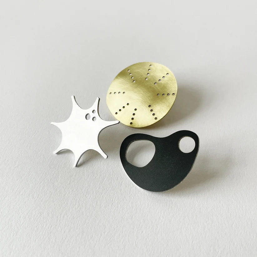 Beachcomber Pin Set by Tom Pigeon