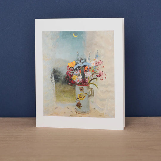 Flowers By Moonlight Greetings Card