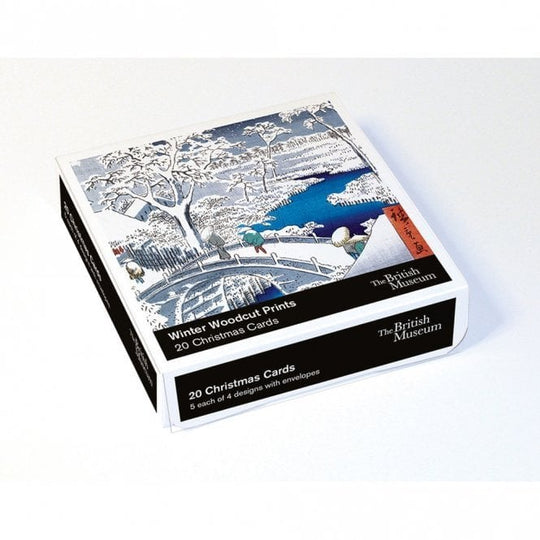 Winter Woodcut Prints Christmas Card Pack