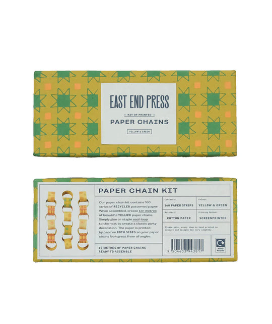 Yellow Paper Chain Kit by East End Press