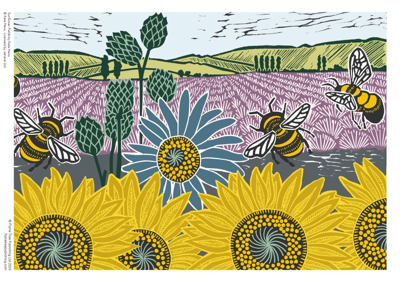 Kate Heiss: Sunflower Fields Jigsaw
