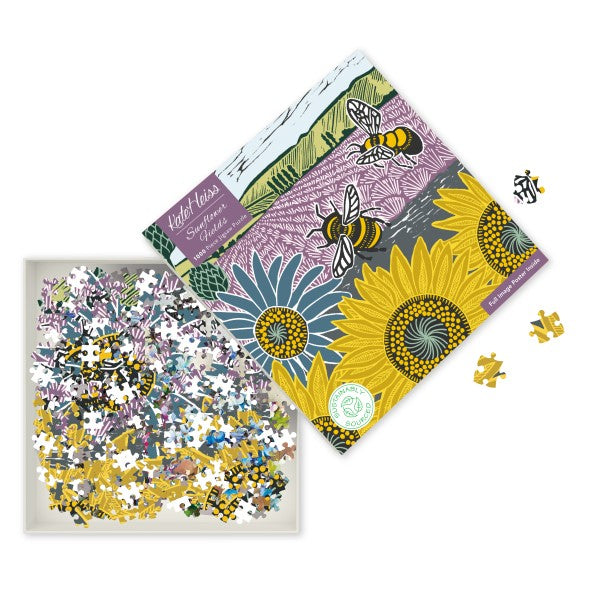 Kate Heiss: Sunflower Fields Jigsaw