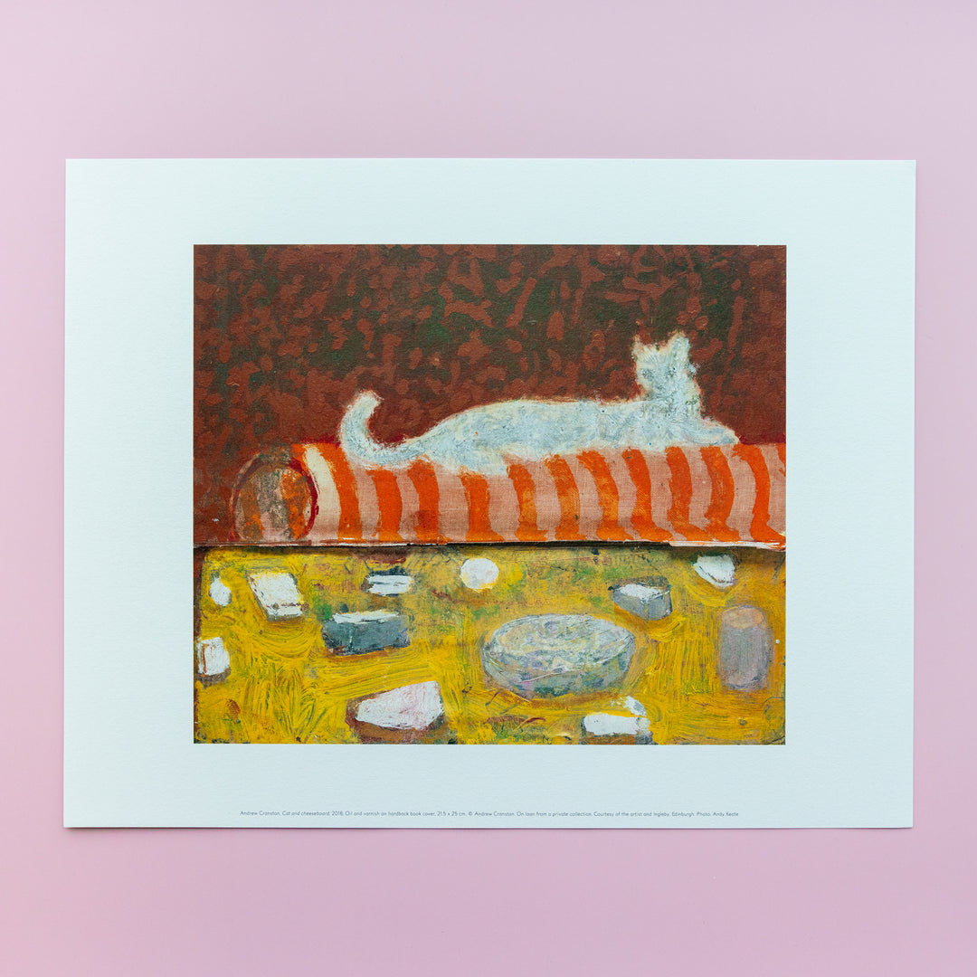 Cat and Cheeseboard Miniprint