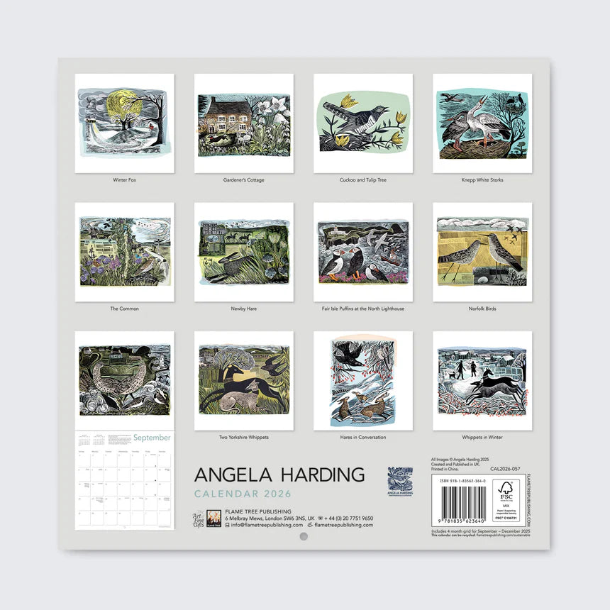 Angela Harding Calendar 2026