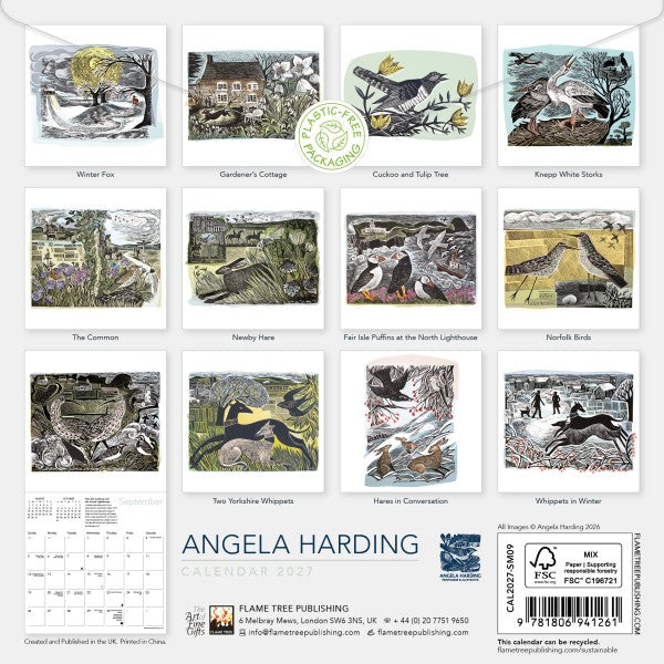 Angela Harding Mini Calendar 2027