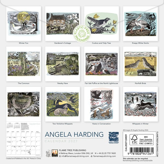 Angela Harding Mini Calendar 2027