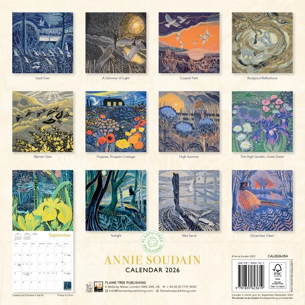 Annie Soudain Calendar 2026