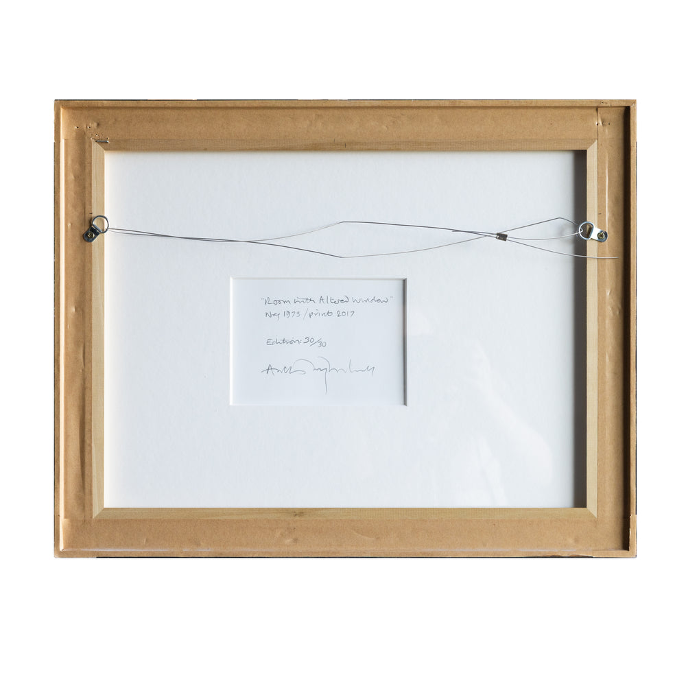Anthony McCall: Room With Altered Window, framed edition