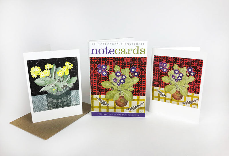 Auricula Notecard Set