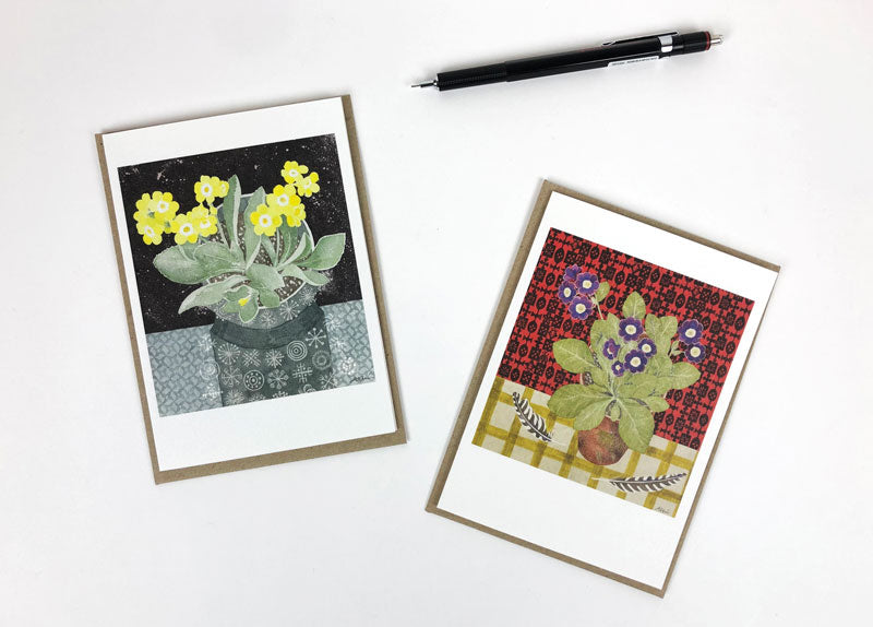 Auricula Notecard Set