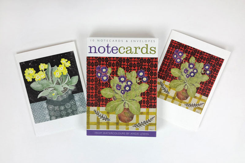 Auricula Notecard Set