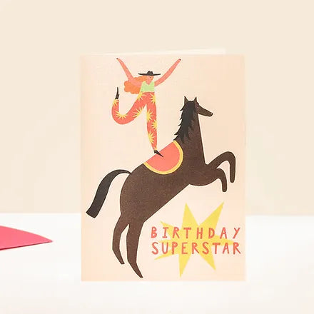 Superstar Birthday Greetings Card