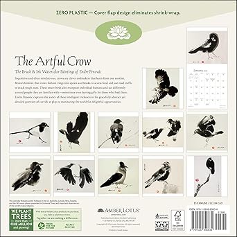 The Artful Crow Wall Calendar