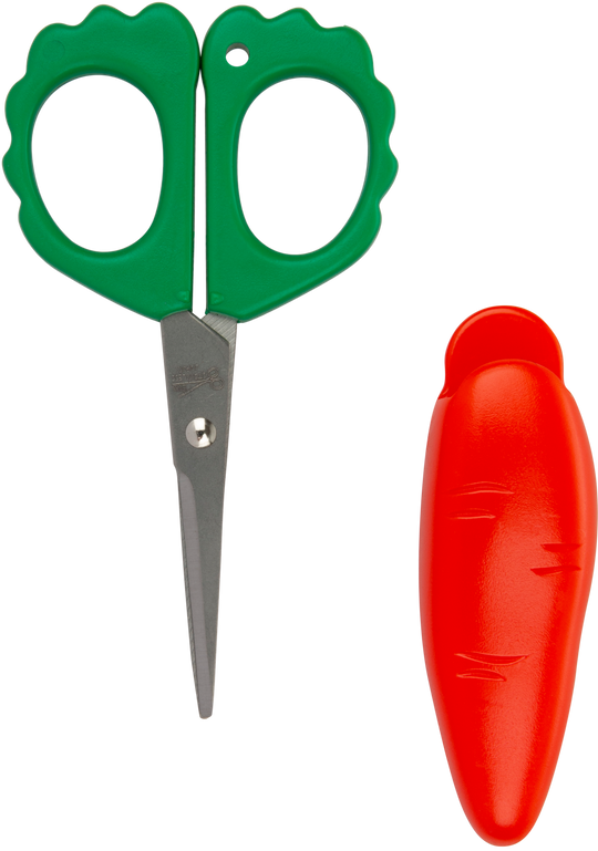 Fridge Magnet Scissors Carrot