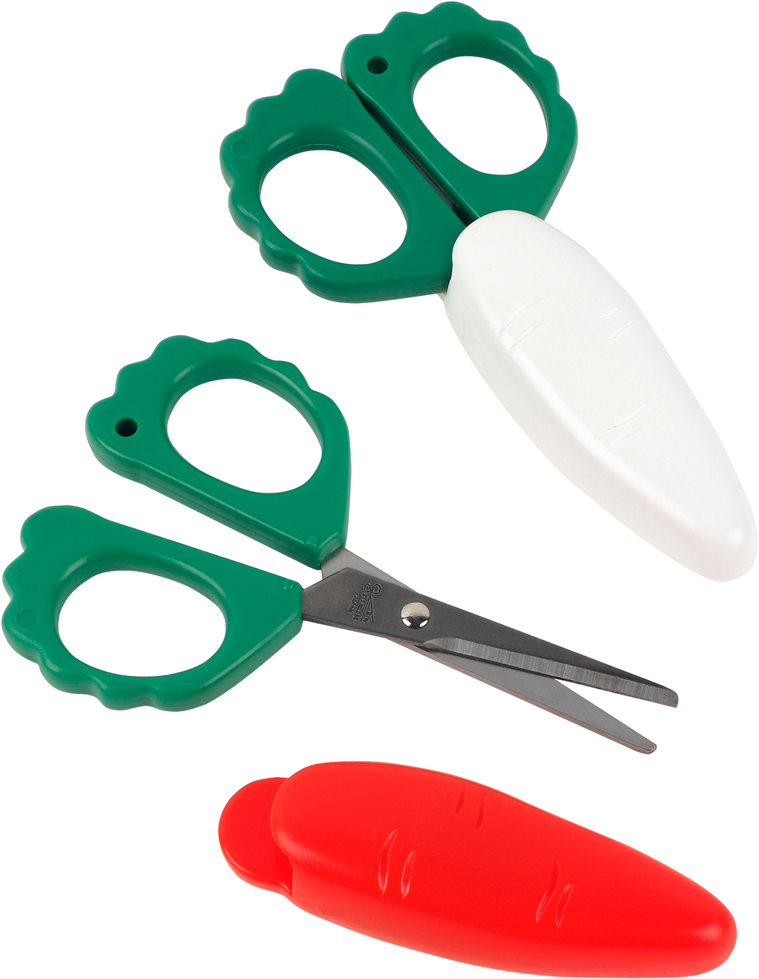 Fridge Magnet Scissors Carrot