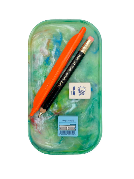 Green Marble Tray by Mull Club