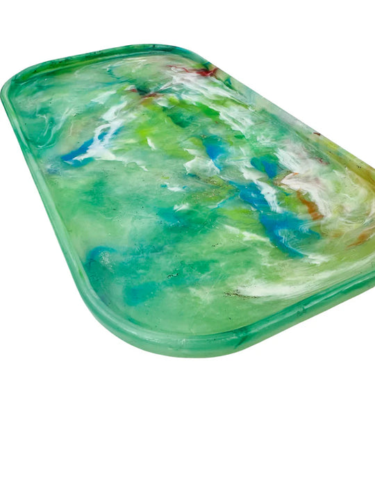 Green Marble Tray by Mull Club