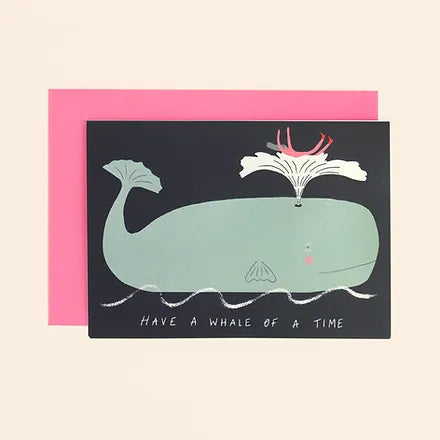 Have a Whale Greetings Card