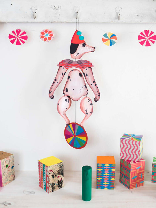Circus Dog Mobile by Wini Tapp