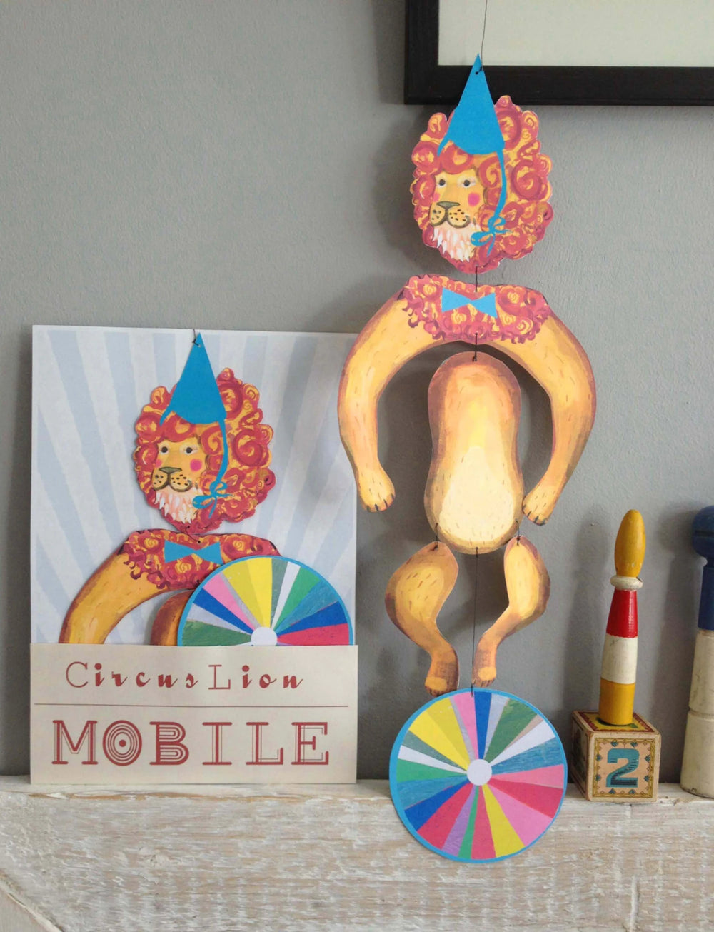 Circus Lion Mobile by Wini Tapp