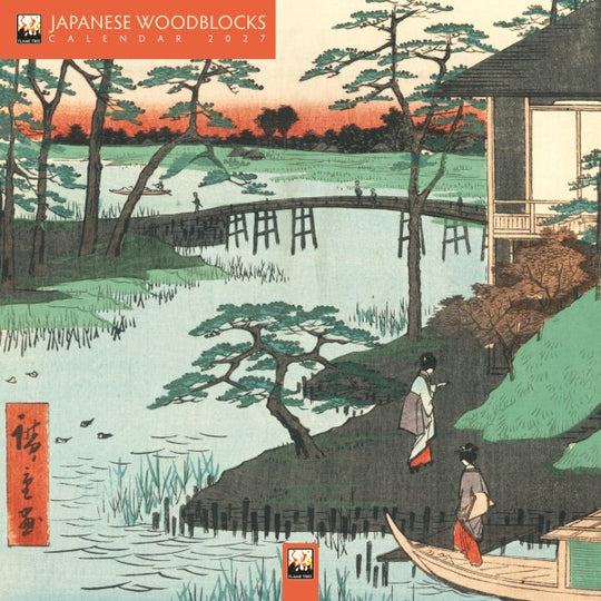 Japanese Woodblocks Mini Calendar 2027
