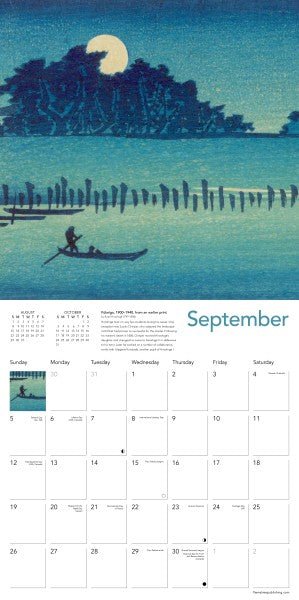 Japanese Woodblocks Calendar 2027