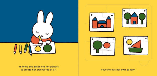 Jigsaw Book Miffy the Artist