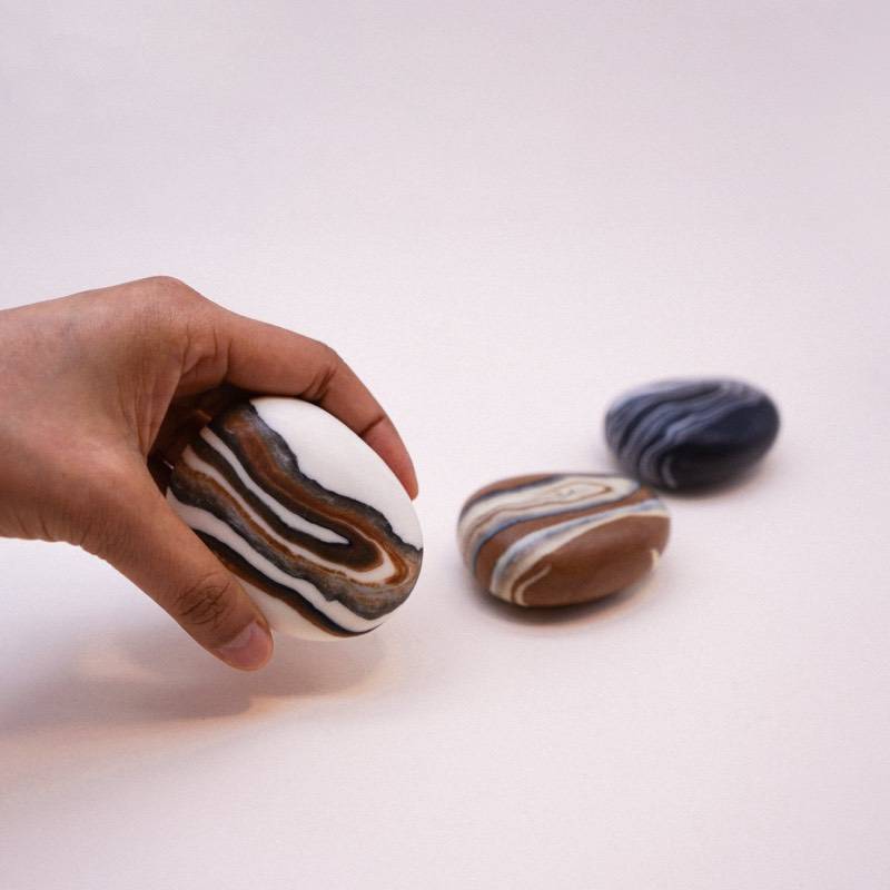 Large Marble Effect Pebble Soap