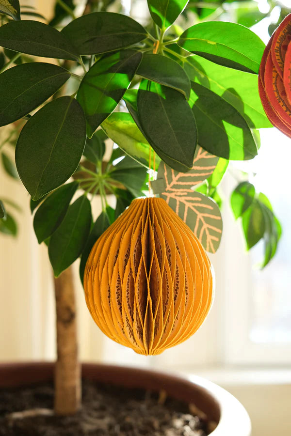 Lemon Honeycomb Ornament