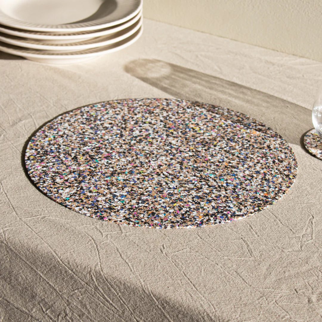 Beach Clean Round Placemats Set of 4