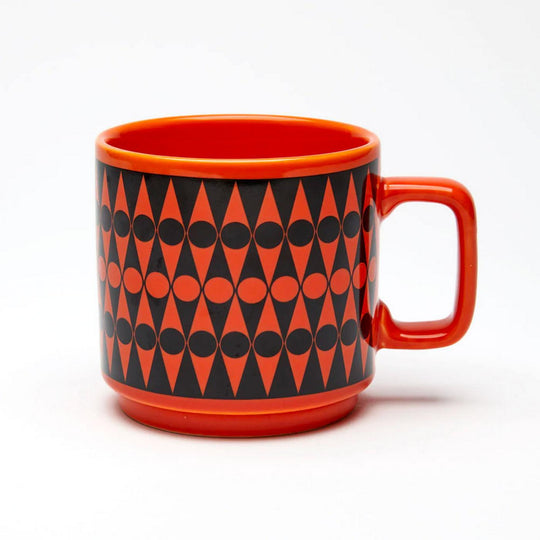 Hornsea Mug - Backgammon Orange