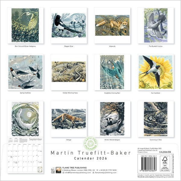 Martin Truefitt-Baker Calendar 2026