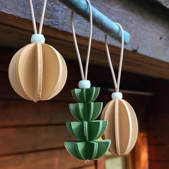 Tree 3D print bauble by Will Sharp