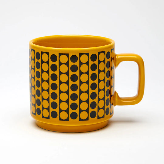 Hornsea Circles Mug in Yellow