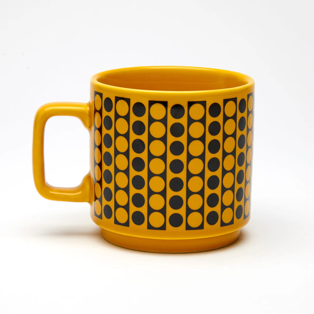 Hornsea Circles Mug in Yellow