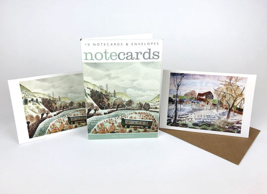 New Year Snow / Jan Notecard set