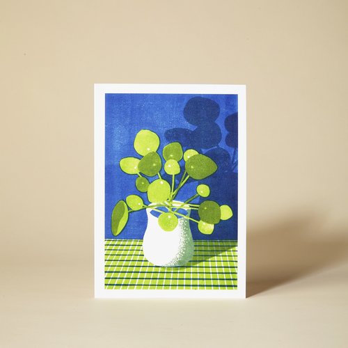 Pilea Greetings Card