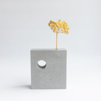 Hepworth Block Vase, Dark Grey