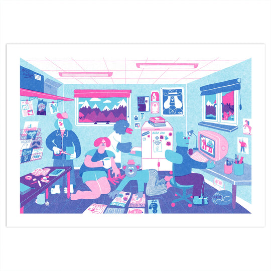 Print Club Riso Print by Yuk Fun