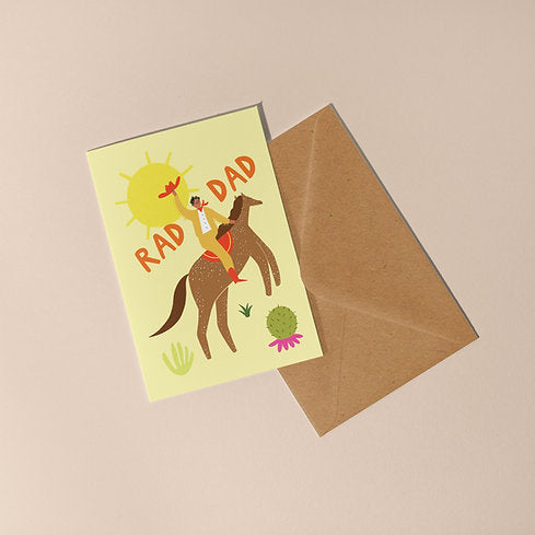 Rad Dad Greetings Card