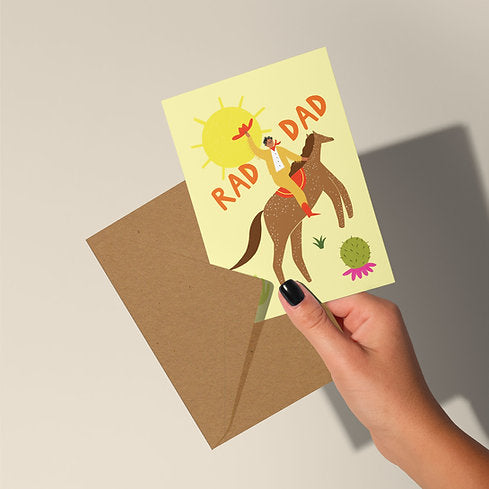 Rad Dad Greetings Card